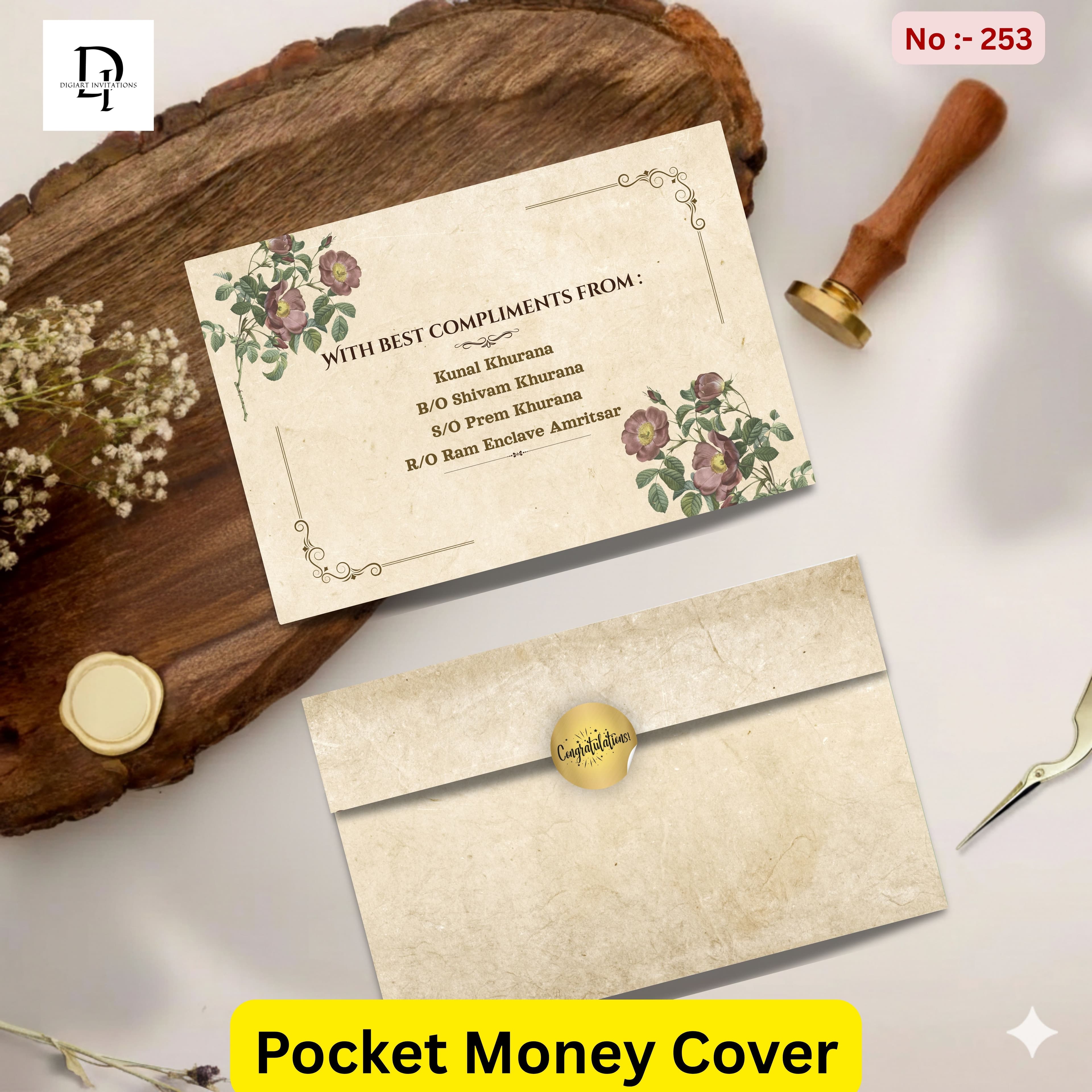 Vintage Rose Shagun Cover