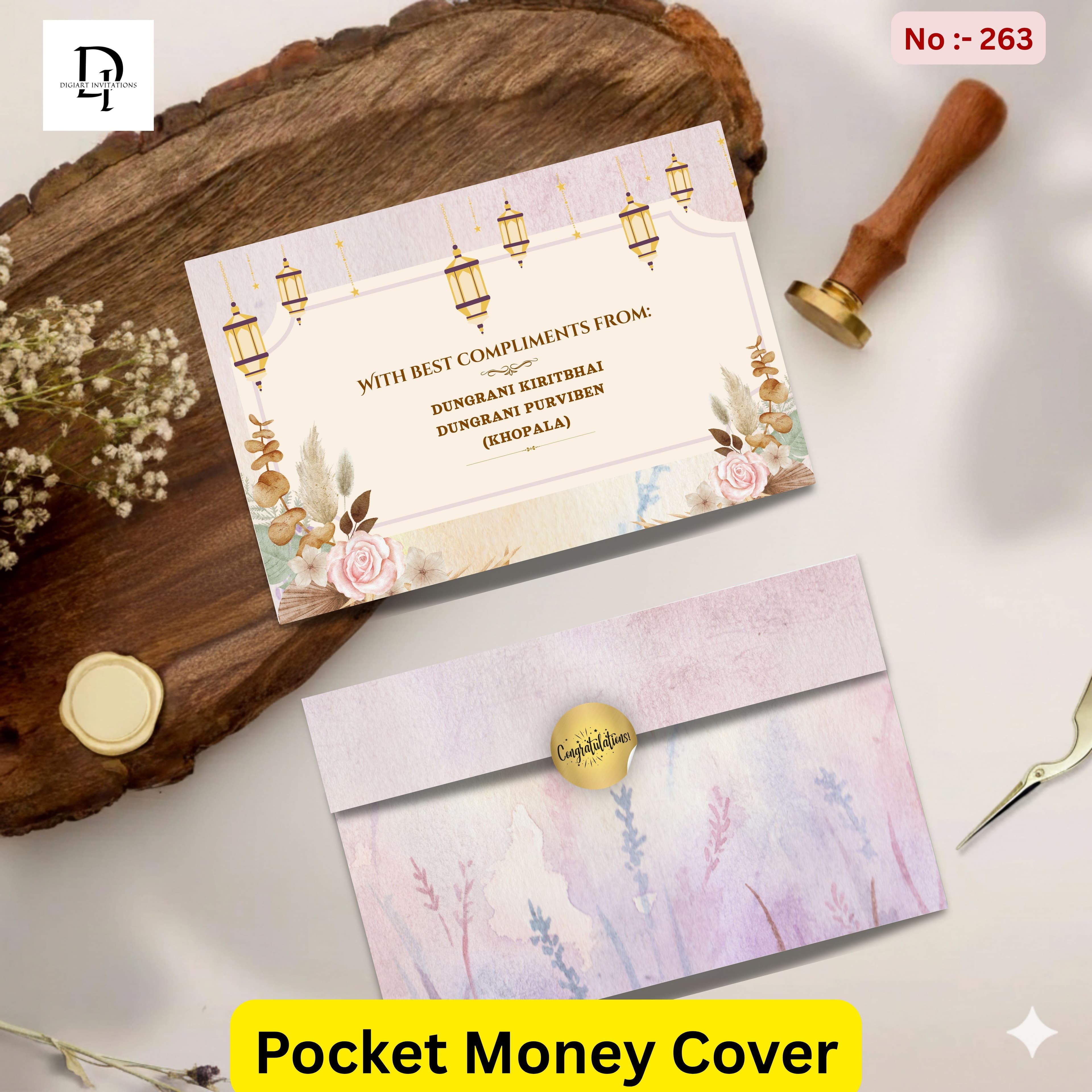 Boho Lanterns Shagun Cover