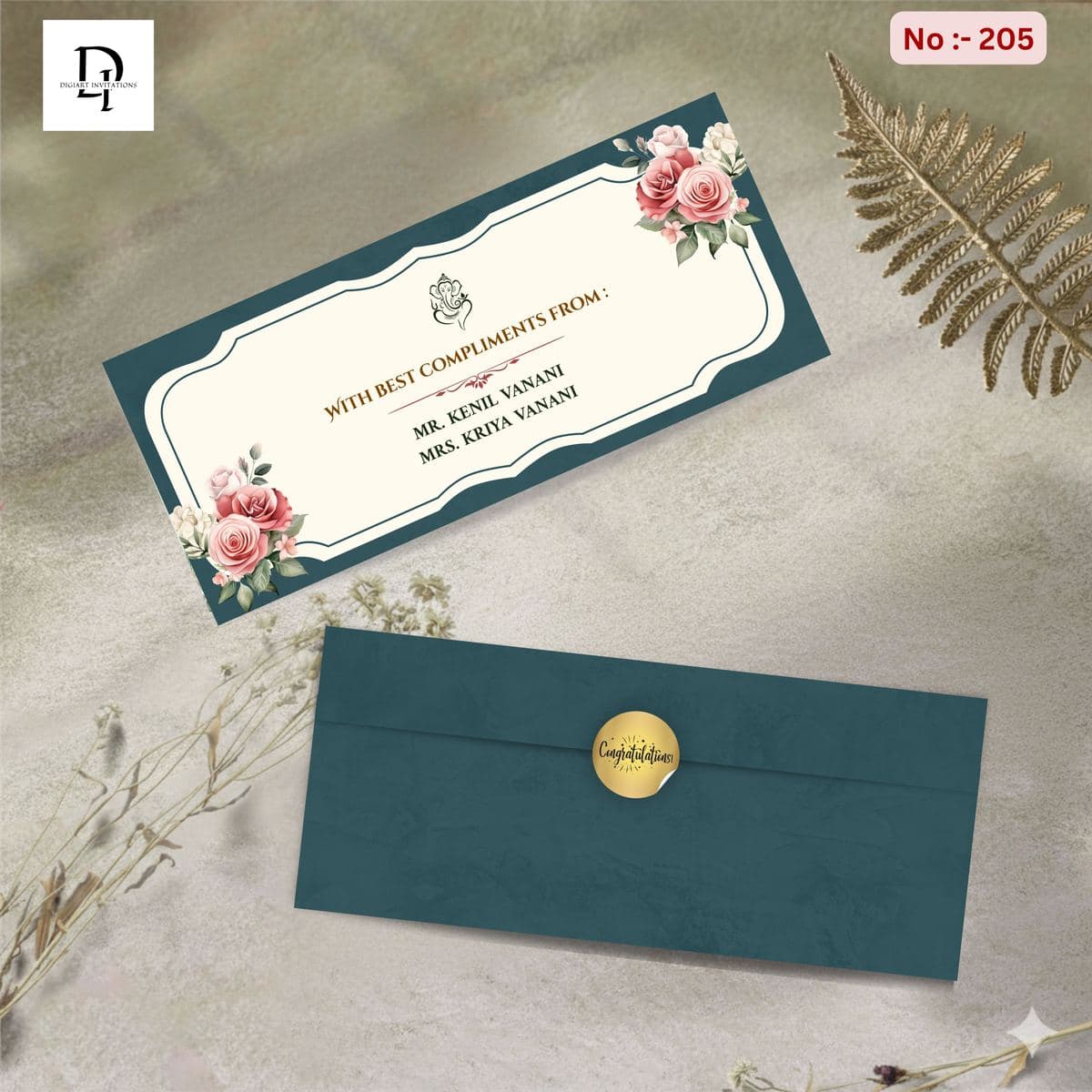 Elegant Rose Floral