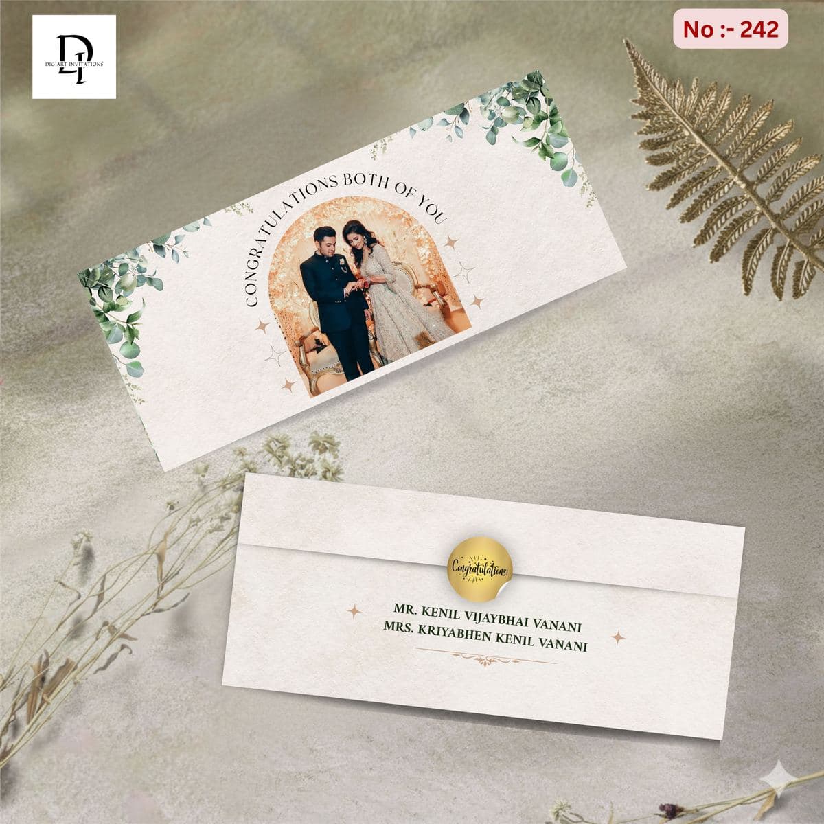 Eucalyptus Couple Shagun Cover