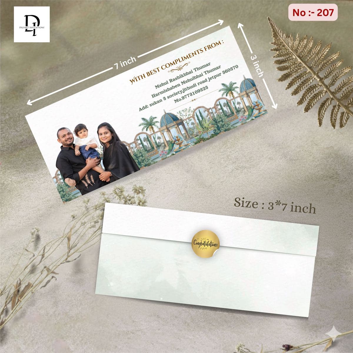 Royal Palace Family Money Cover