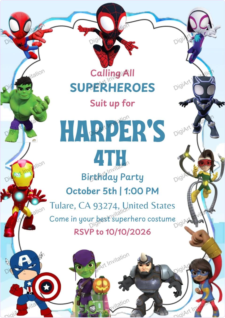 Superhero Adventure Birthday