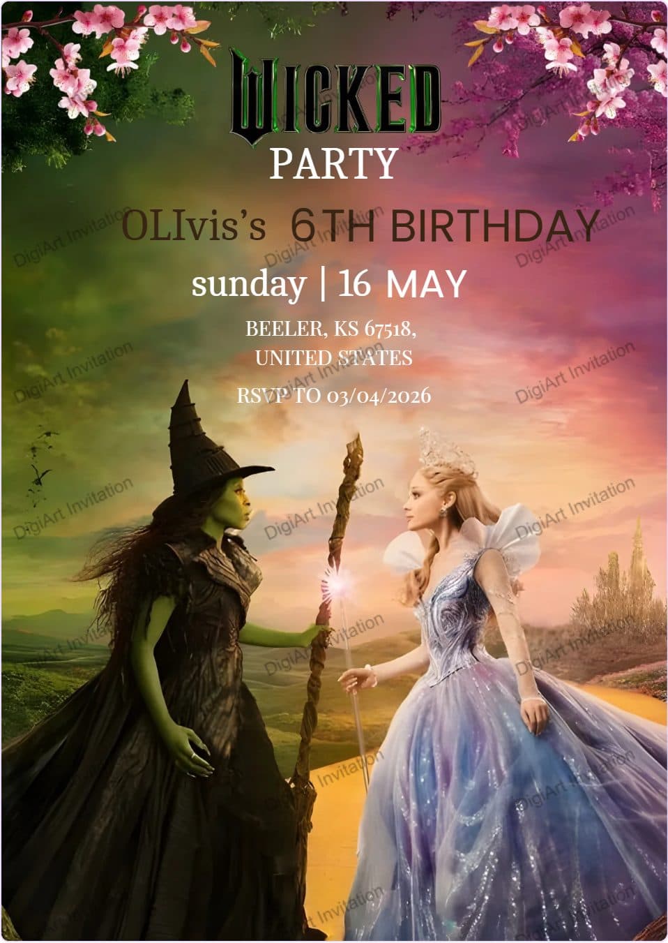 Wicked Birthday Party