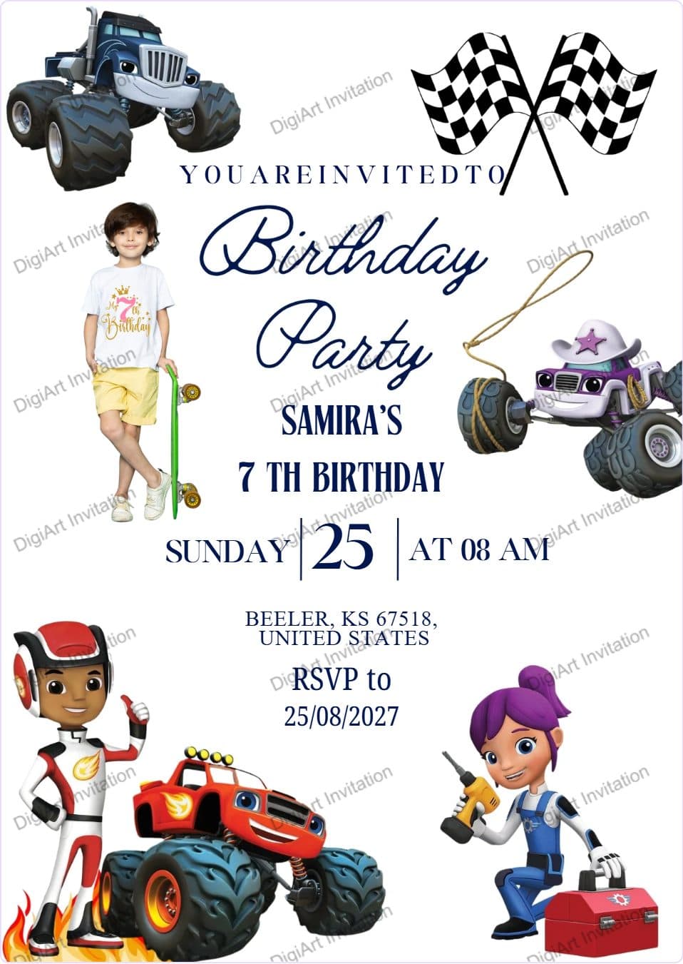 Monster Machines Birthday Theme