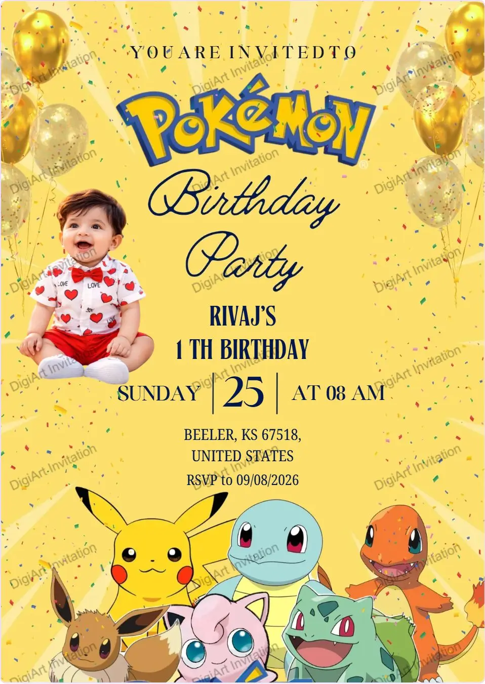 Pokémon Theme Birthday