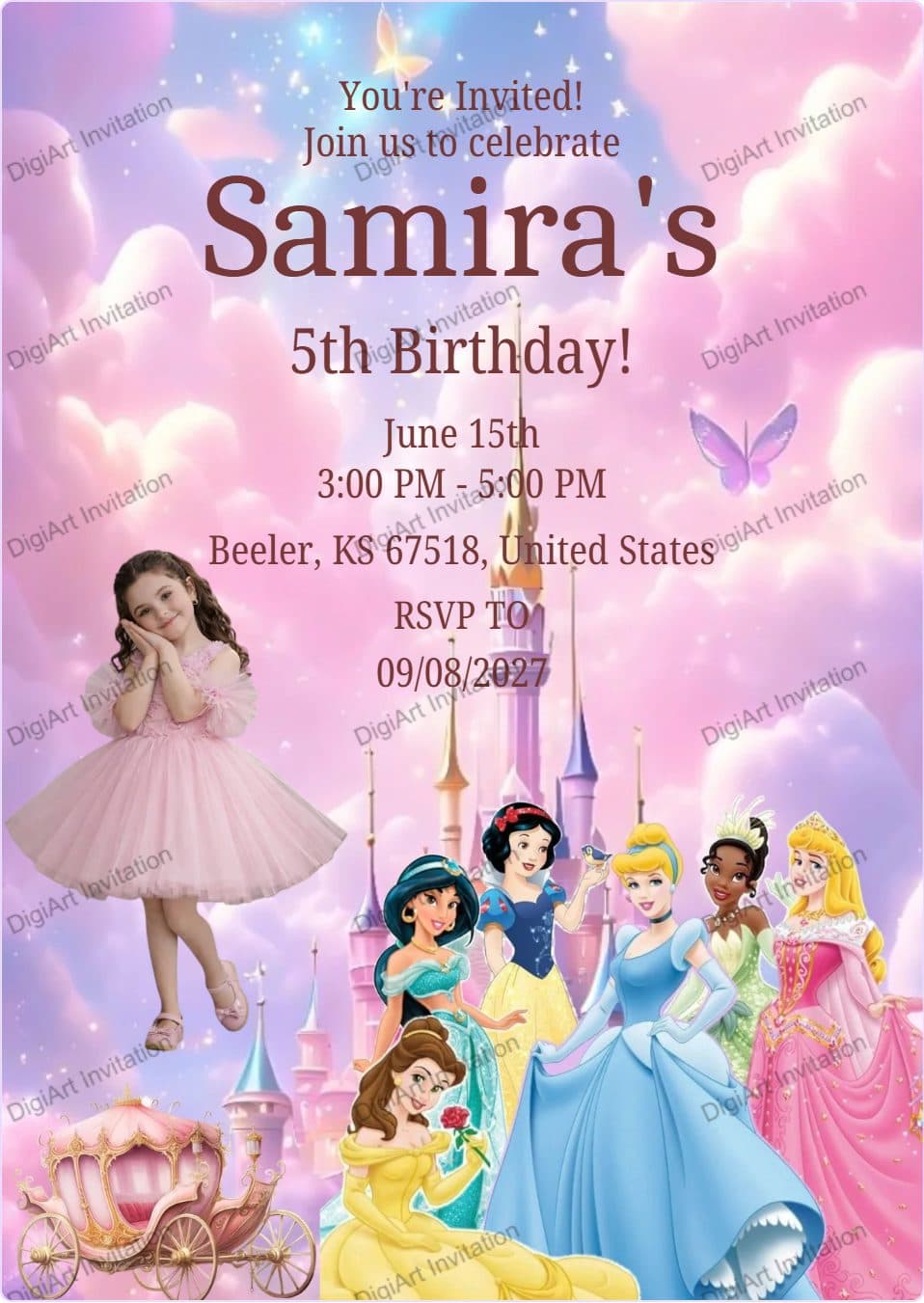 Disney Princess Birthday Theme