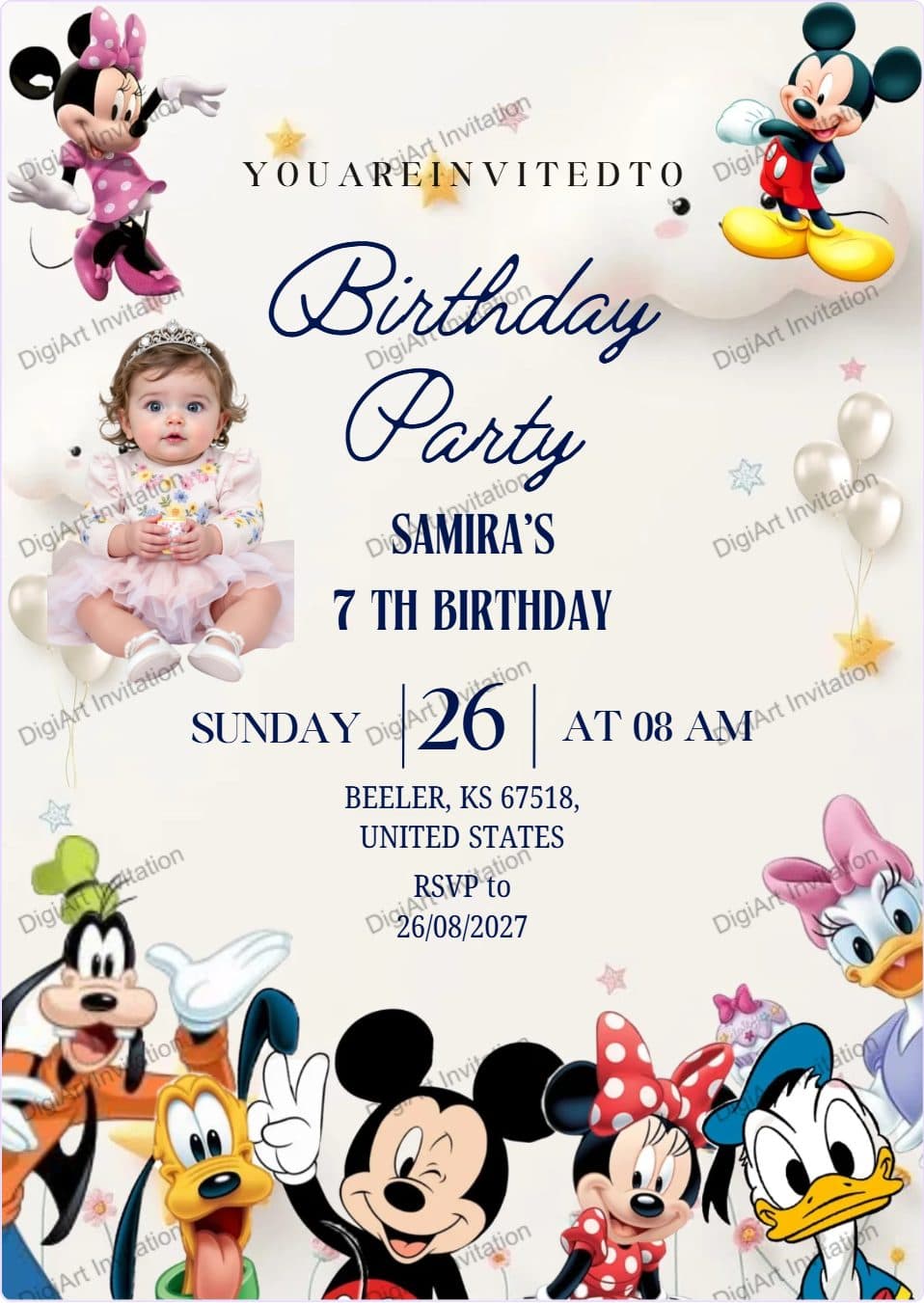 Mickey & Minnie Mouse Birthday Theme