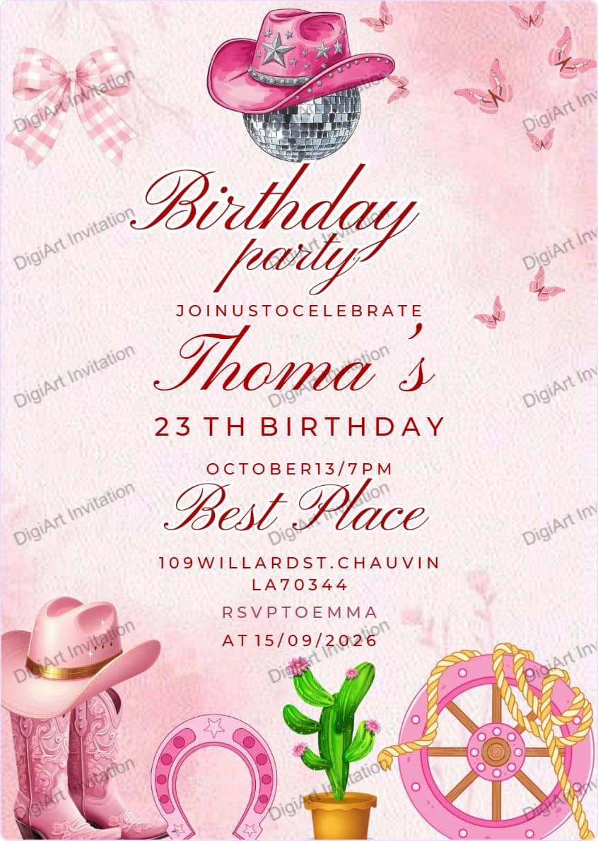 BOOTS, BOWS & A Wild Western Birthday